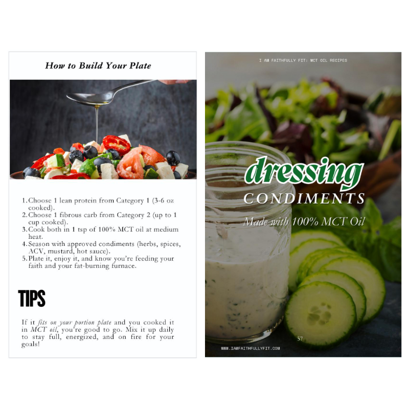 I AM Faithfully Fit: MCT Oil Recipes & PRAY Challenge Book