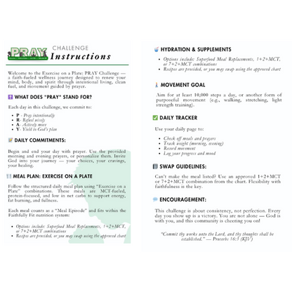 I AM Faithfully Fit: MCT Oil Recipes & PRAY Challenge Book